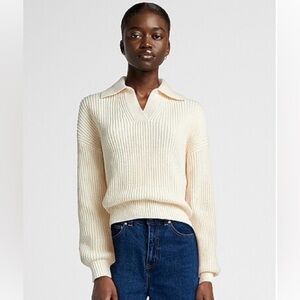 TWIK by SIMONS Knit Johnny Collar Sweater
